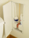 Toilet Plunger Storage Unit - Hy-dit® toilet plunger holder, toilet brush holder, toilet plnger storage, toilet brush storage